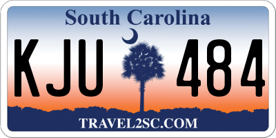 SC license plate KJU484