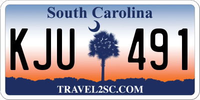 SC license plate KJU491