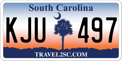 SC license plate KJU497