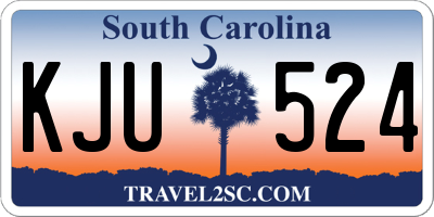 SC license plate KJU524
