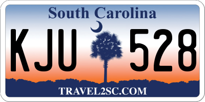 SC license plate KJU528