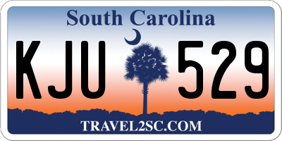 SC license plate KJU529