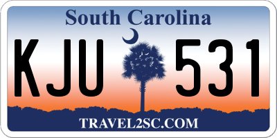 SC license plate KJU531