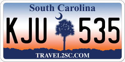SC license plate KJU535