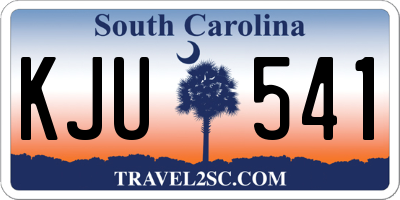 SC license plate KJU541