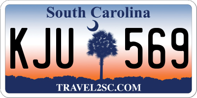 SC license plate KJU569