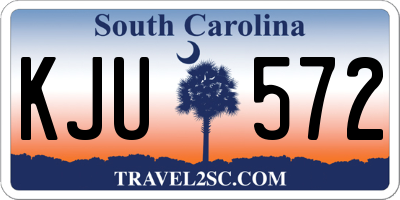 SC license plate KJU572