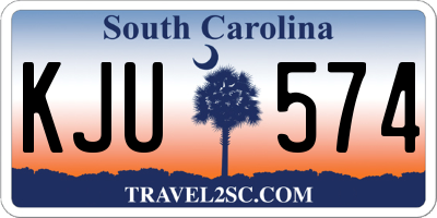 SC license plate KJU574