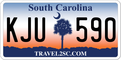 SC license plate KJU590