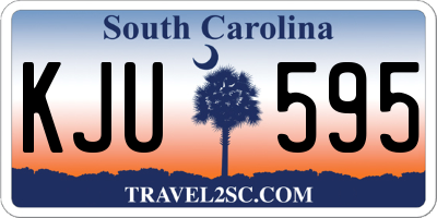 SC license plate KJU595