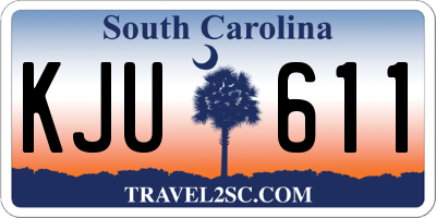 SC license plate KJU611