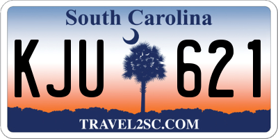 SC license plate KJU621
