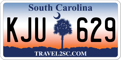 SC license plate KJU629