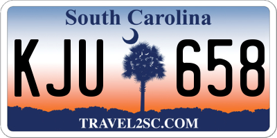 SC license plate KJU658