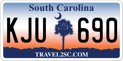 SC license plate KJU690
