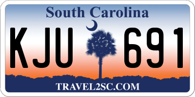 SC license plate KJU691