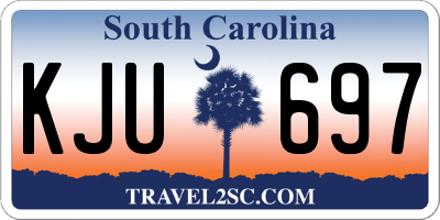 SC license plate KJU697