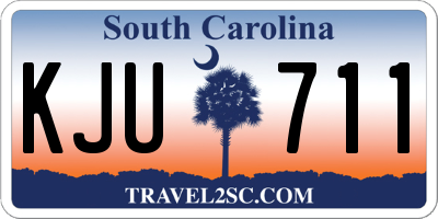 SC license plate KJU711