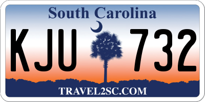 SC license plate KJU732