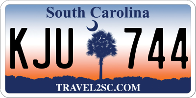 SC license plate KJU744