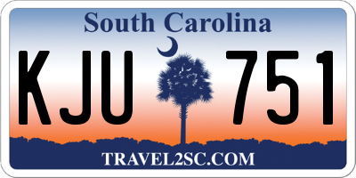SC license plate KJU751