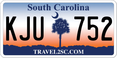 SC license plate KJU752