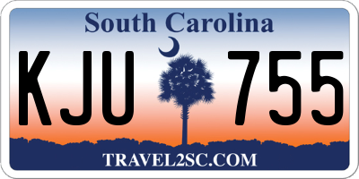 SC license plate KJU755