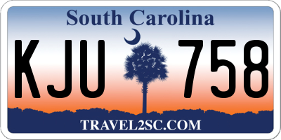 SC license plate KJU758