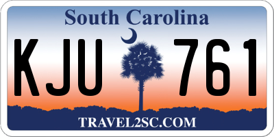 SC license plate KJU761