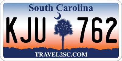 SC license plate KJU762