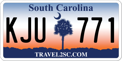 SC license plate KJU771