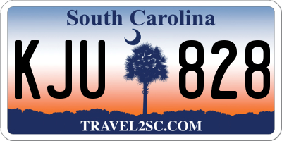 SC license plate KJU828
