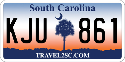 SC license plate KJU861