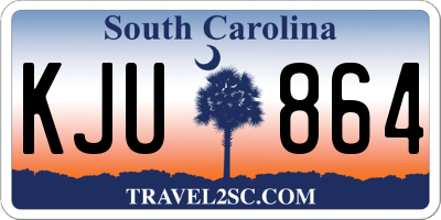 SC license plate KJU864