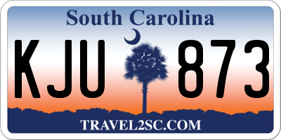 SC license plate KJU873