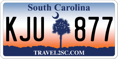 SC license plate KJU877