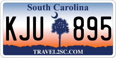 SC license plate KJU895