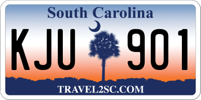 SC license plate KJU901