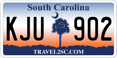 SC license plate KJU902
