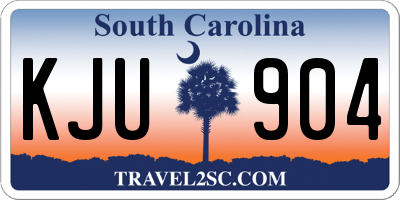 SC license plate KJU904