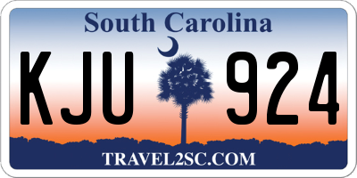 SC license plate KJU924