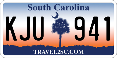 SC license plate KJU941