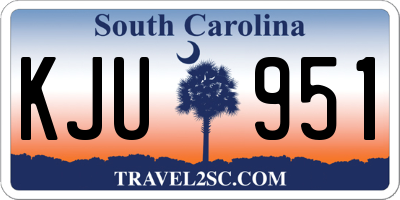 SC license plate KJU951