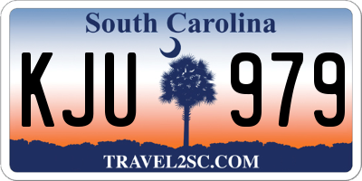 SC license plate KJU979