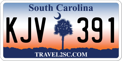 SC license plate KJV391