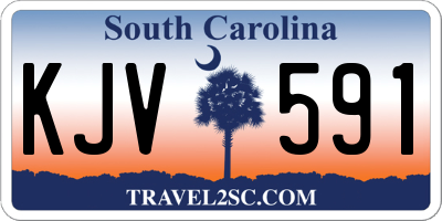SC license plate KJV591