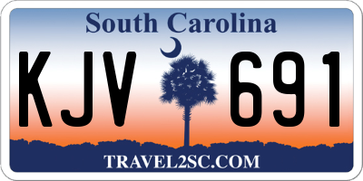 SC license plate KJV691
