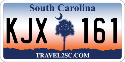 SC license plate KJX161