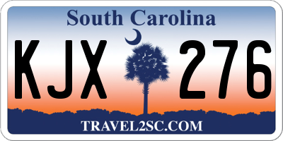 SC license plate KJX276