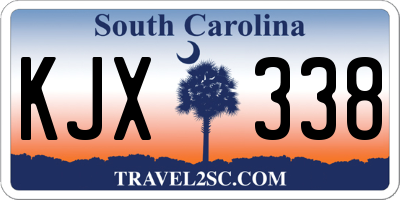 SC license plate KJX338
